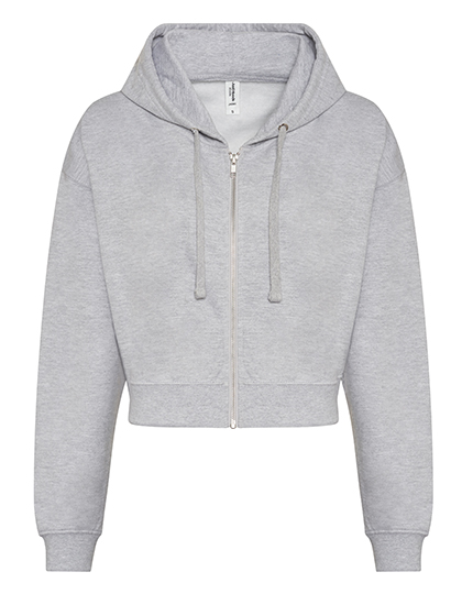 Women's AWDis Just Hoods Fashion Cropped Zoodie