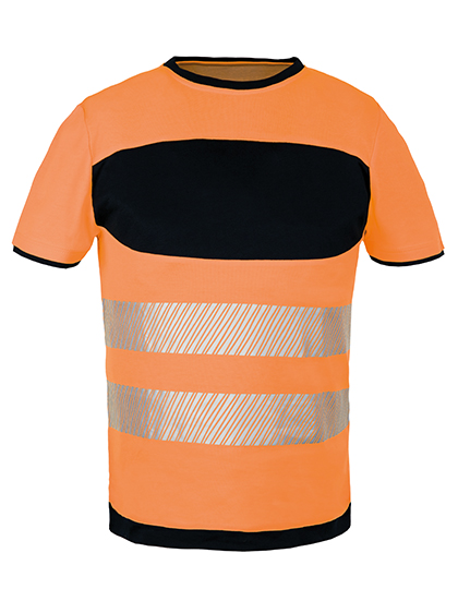 Tričko s krátkým rukávem Korntex EOS Hi-Vis Workwear T-Shirt With Printing Area