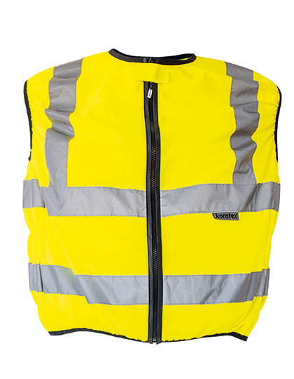 Vesta Korntex Hi-Vis Biker Safety Vest Schleiz Signal Yellow