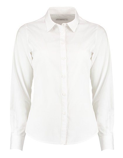 Dámská košile s dlouhým rukávem Kustom Kit Women´s Tailored Fit Poplin Shirt Long Sleeve