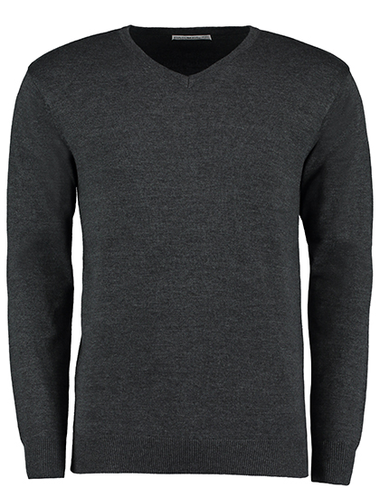 Pánský svetr Kustom Kit Regular Fit Arundel V-Neck Sweater