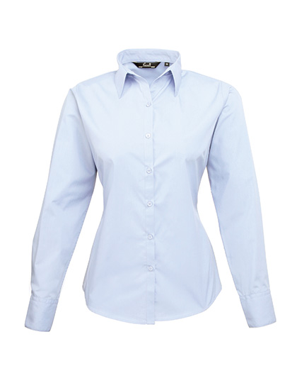 Dámská košile s dlouhým rukávem Premier Workwear Women´s Poplin Long Sleeve Blouse