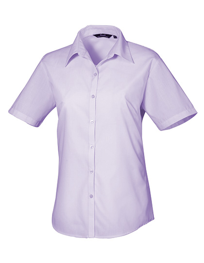 Women's Short Sleeve Shirt Premier Workwear Women´s Poplin Short Sleeve Blouse