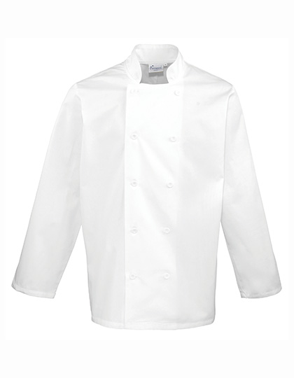 Kuchařský rondon Premier Workwear Long Sleeve Chef´s Jacket White
