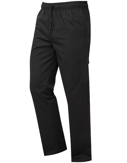 Kalhoty Premier Workwear Essential Chef´s Cargo Pocket Trousers Black