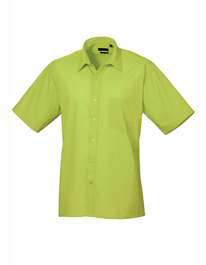 Pánská košile s krátkým rukávem Premier Workwear Men´s Poplin Short Sleeve Shirt