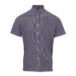 Pánská košile s krátkým rukávem Premier Workwear Men´s Microcheck (Gingham) Short Sleeve Cotton Shirt Pánská košile s krátkým rukávem Premier Workwear Men´s Microcheck (Gingham) Short Sleeve Cotton Shirt