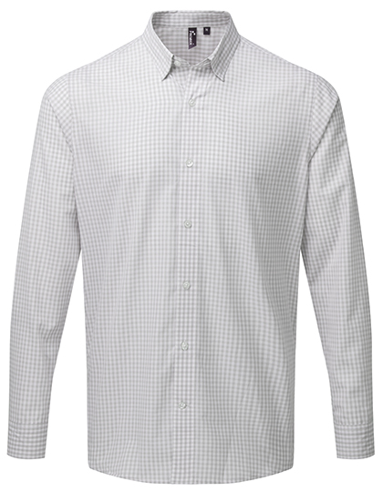 Pánská košile s dlouhým rukávem Premier Workwear Men´s Maxton Check Long Sleeve Shirt