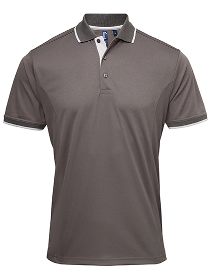 Men's Short Sleeve Polo Premier Workwear Men´s Contrast Coolchecker® Polo