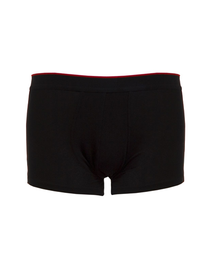 Spodní prádlo Promodoro Men´s Boxer Shorts Black, Red