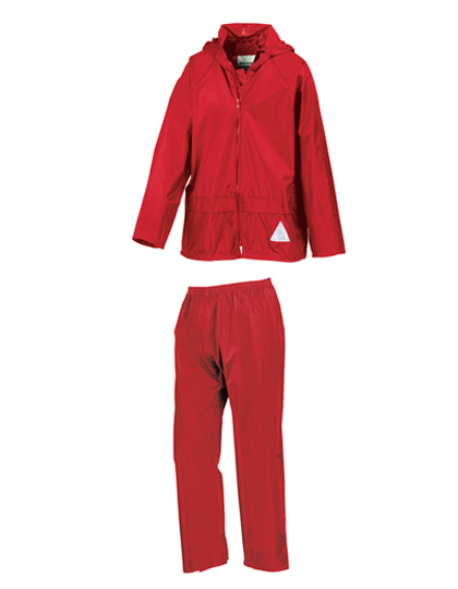 Kid's Windbreaker Result Junior Waterproof Jacket & Trouser Set
