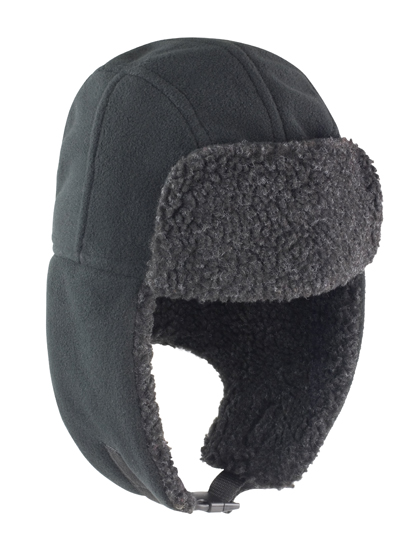 Beanie Result Winter Essentials Thinsulate Sherpa Hat Black
