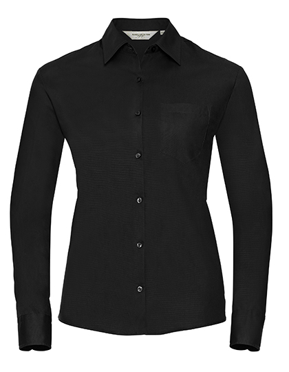 Dámská košile Russell Long Sleeve Classic Pure Cotton Poplin Shirt Dámská košile Russell Long Sleeve Classic Pure Cotton Poplin Shirt