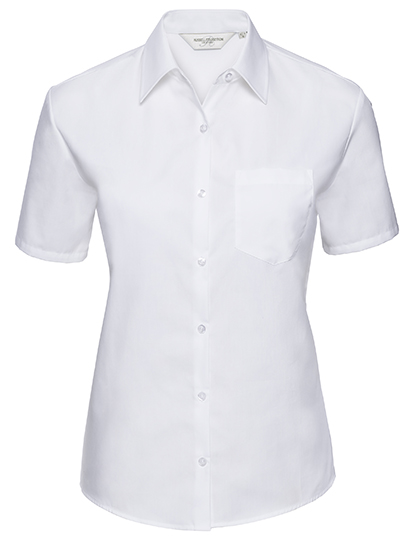 Women's Russell Short Sleeve Classic Pure Cotton Poplin Shirt