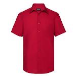 Pánská košile Russell Short Sleeve Tailored Polycotton Poplin Shirt