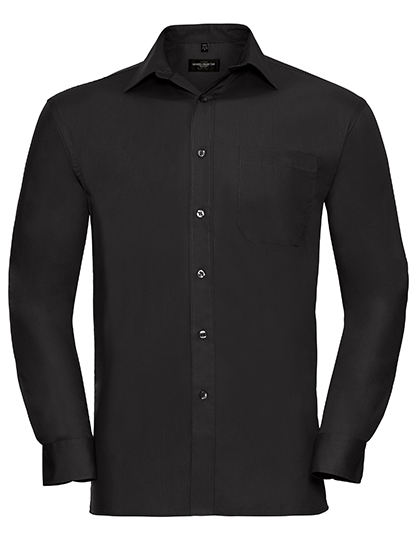 Pánská košile Russell Long Sleeve Classic Pure Cotton Poplin Shirt