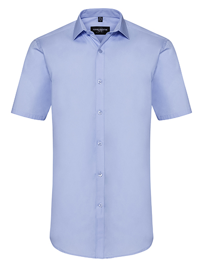 Men's Russell Short Sleeve Fitted Ultimate Stretch Shirt