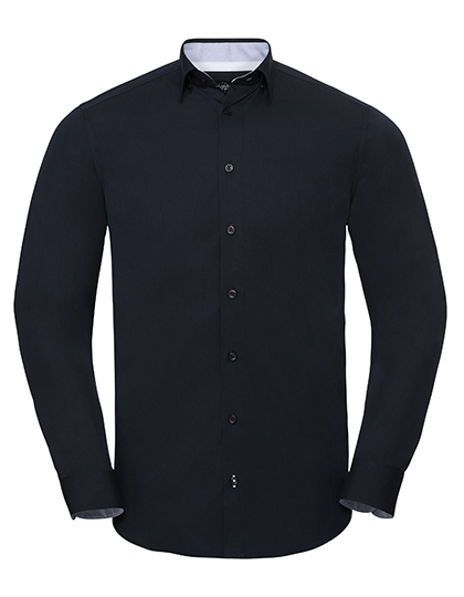 Pánská košile Russell Long Sleeve Tailored Contrast Ultimate Stretch Shirt
