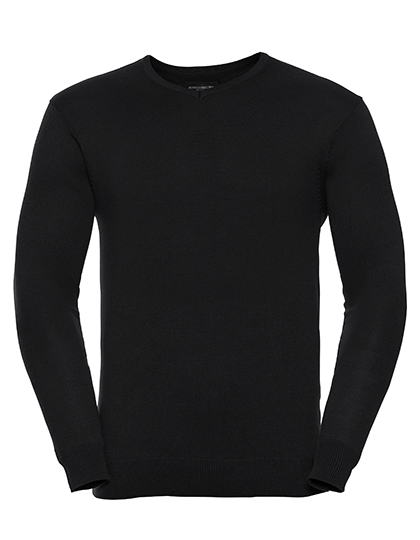 Men's Russell V-Neck Knitted Sweater