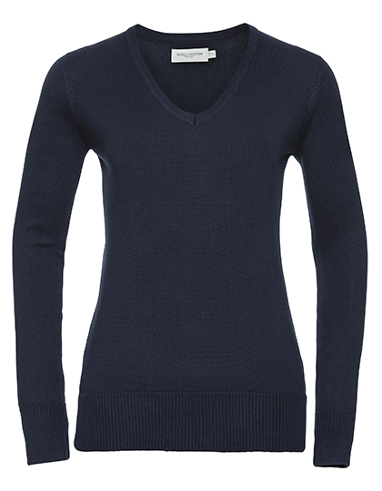 Women's Russell V-Neck Knitted Pullover