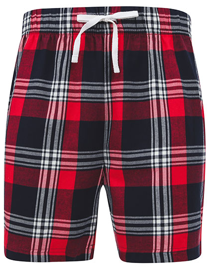 Men's Pants SF Men Men´s Tartan Lounge Shorts
