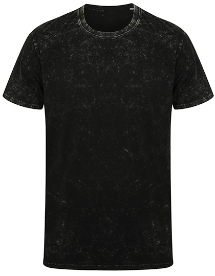 Men's Short Sleeve T-Shirt SF Men Unisex Washed Band T Washed Black