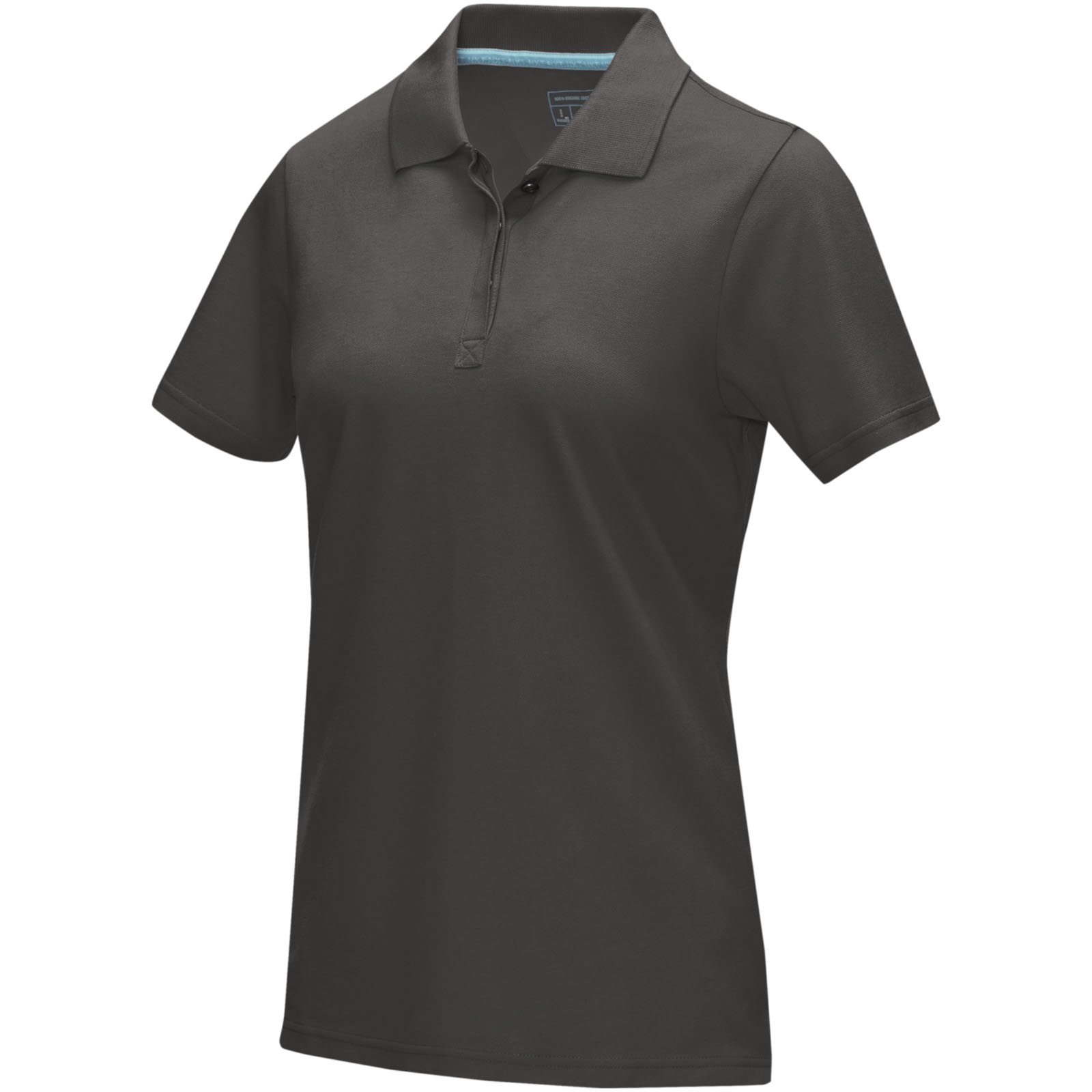 Women's short sleeve polo shirt Elevate Graphite