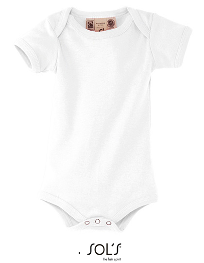 Dětské body Sol´s Organic Bambino, White