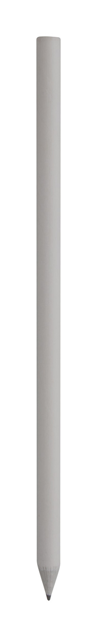 Grafitová tužka TUNDRA z recyklovaného papíru - bílá