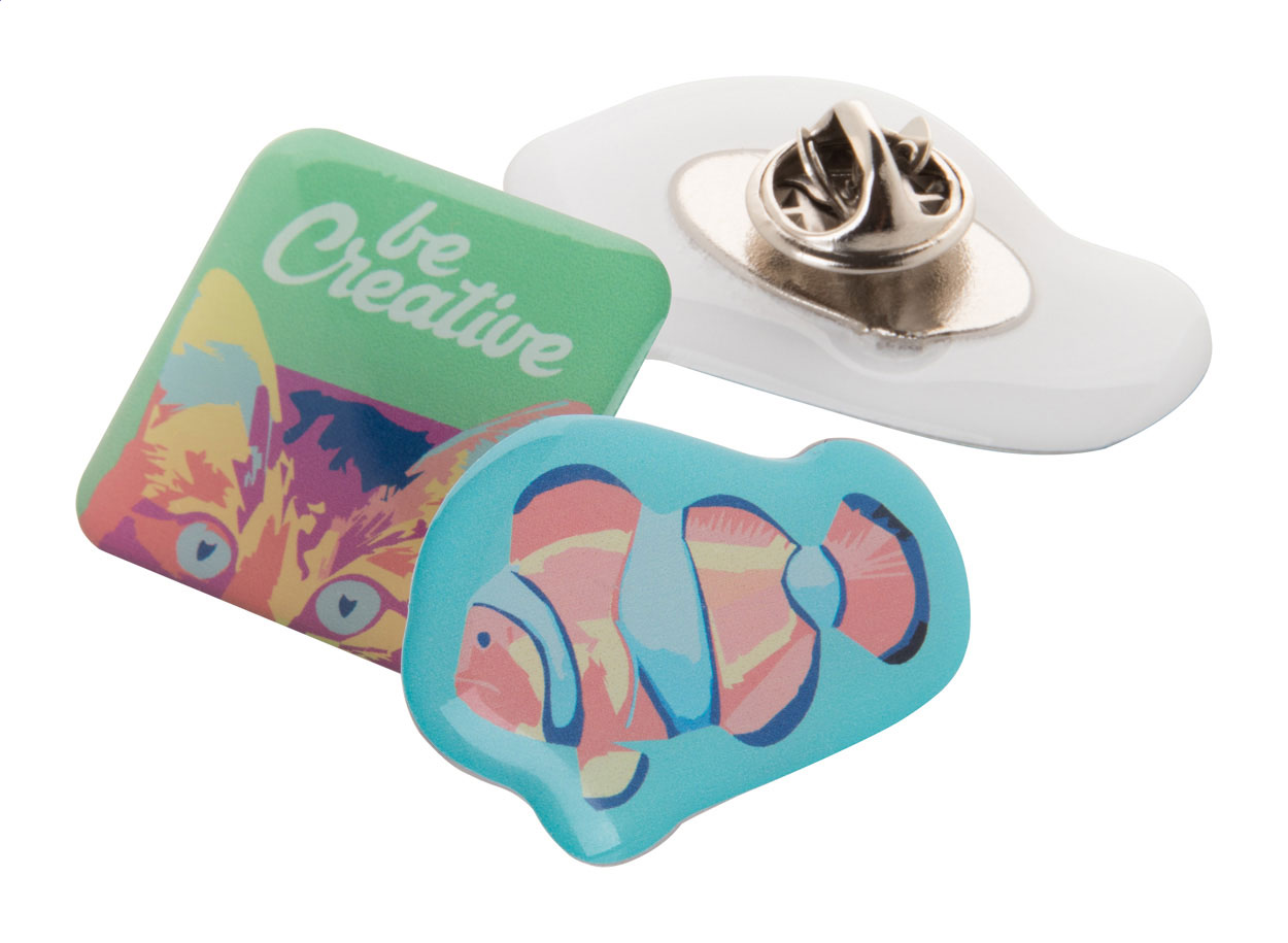 EpoBadge Midi odznak na zakázku Bílá