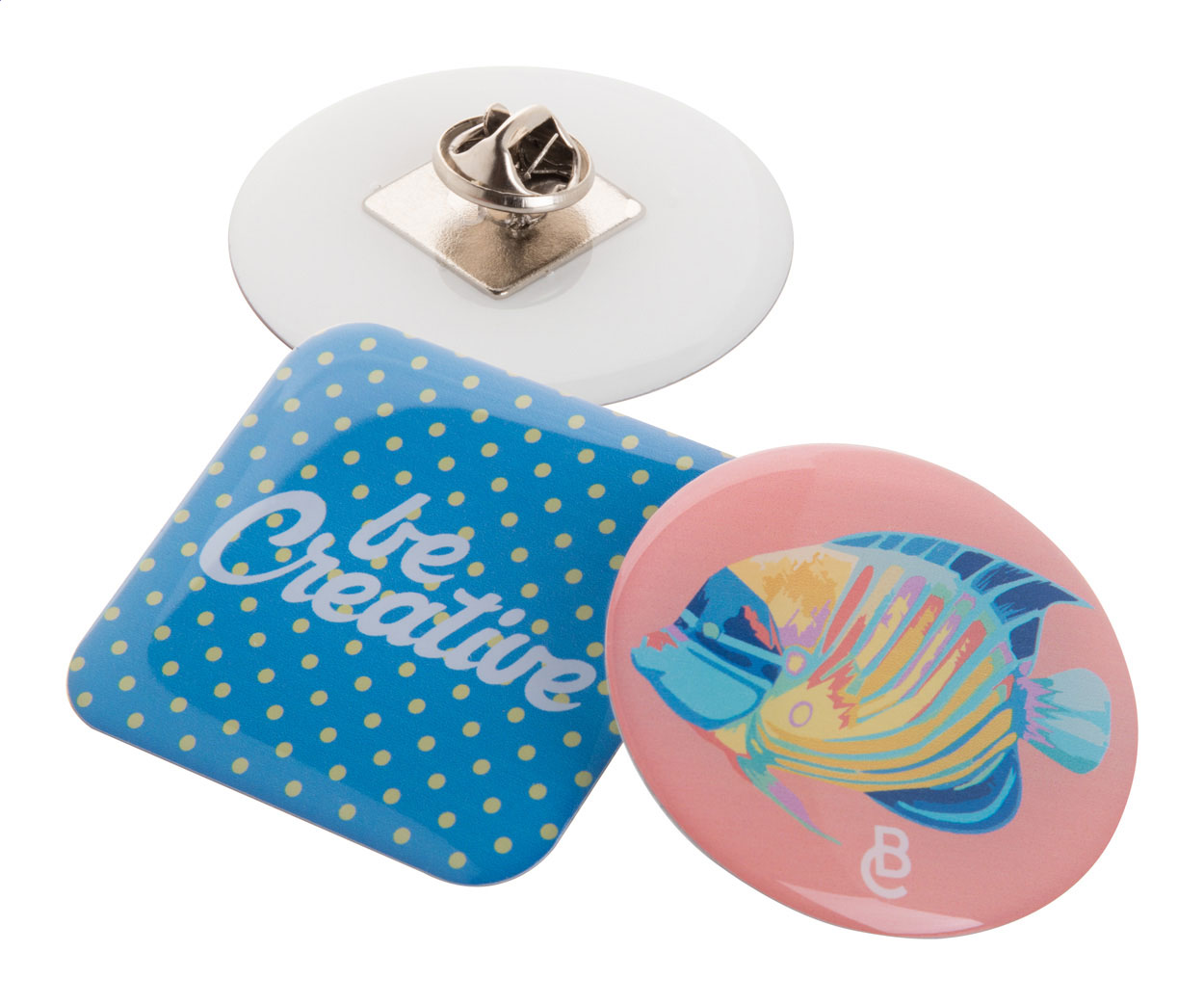 EpoBadge Maxi odznak na zakázku Stříbrná