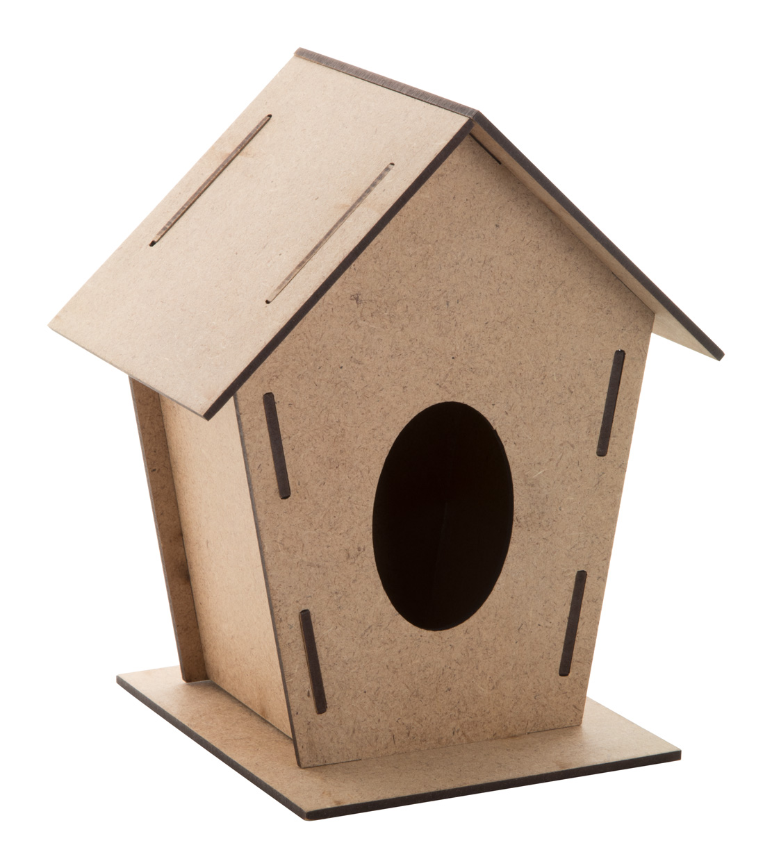 Wooden foldable birdhouse TOMTIT - natural