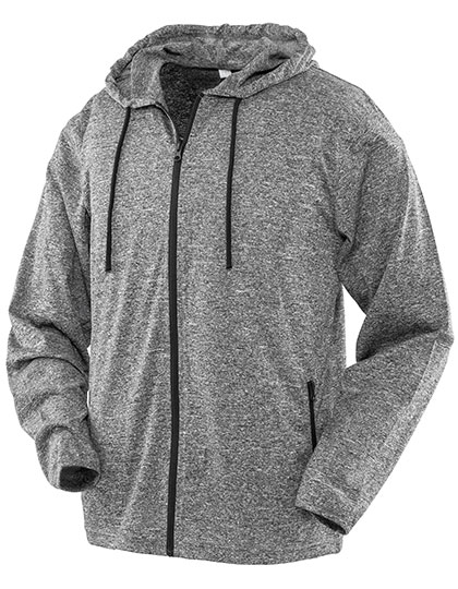 Pánská zimní bunda SPIRO Men´s Hooded Tee-Jacket Marl Grey Pánská zimní bunda SPIRO Men´s Hooded Tee-Jacket Marl Grey