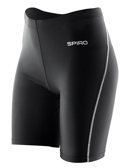 Dámské kalhoty SPIRO Women´s Bodyfit Base Layer Shorts Black