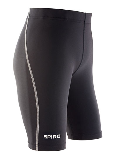 Dětské kalhoty SPIRO Junior Base Bodyfit Shorts Black