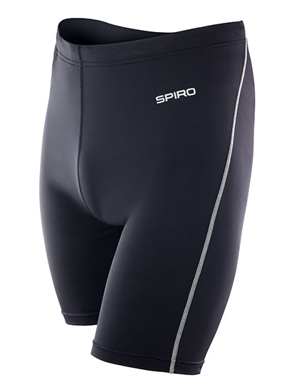 Pánské kalhoty SPIRO Men´s Bodyfit Base Layer Shorts Black | inetprint.cz