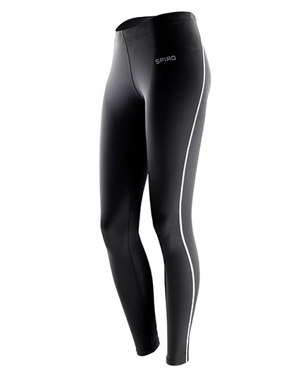 Women's Pants SPIRO Women´s Bodyfit Base Layer Leggings Black