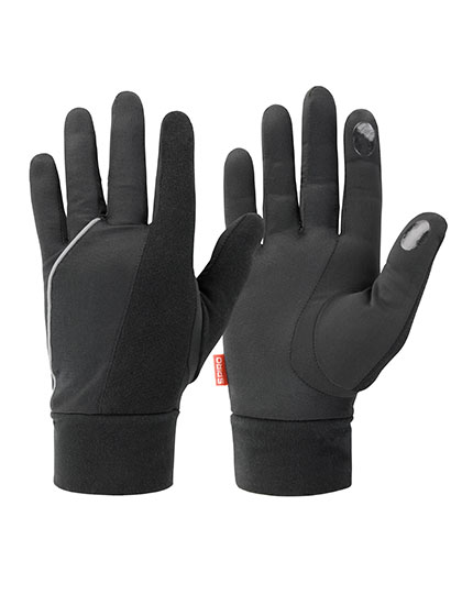 Rukavice SPIRO Elite Running Gloves Black