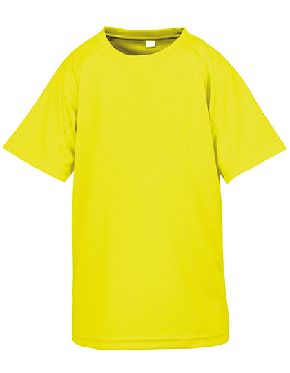 Kid's Short Sleeve T-Shirt SPIRO Junior Performance Aircool Tee
