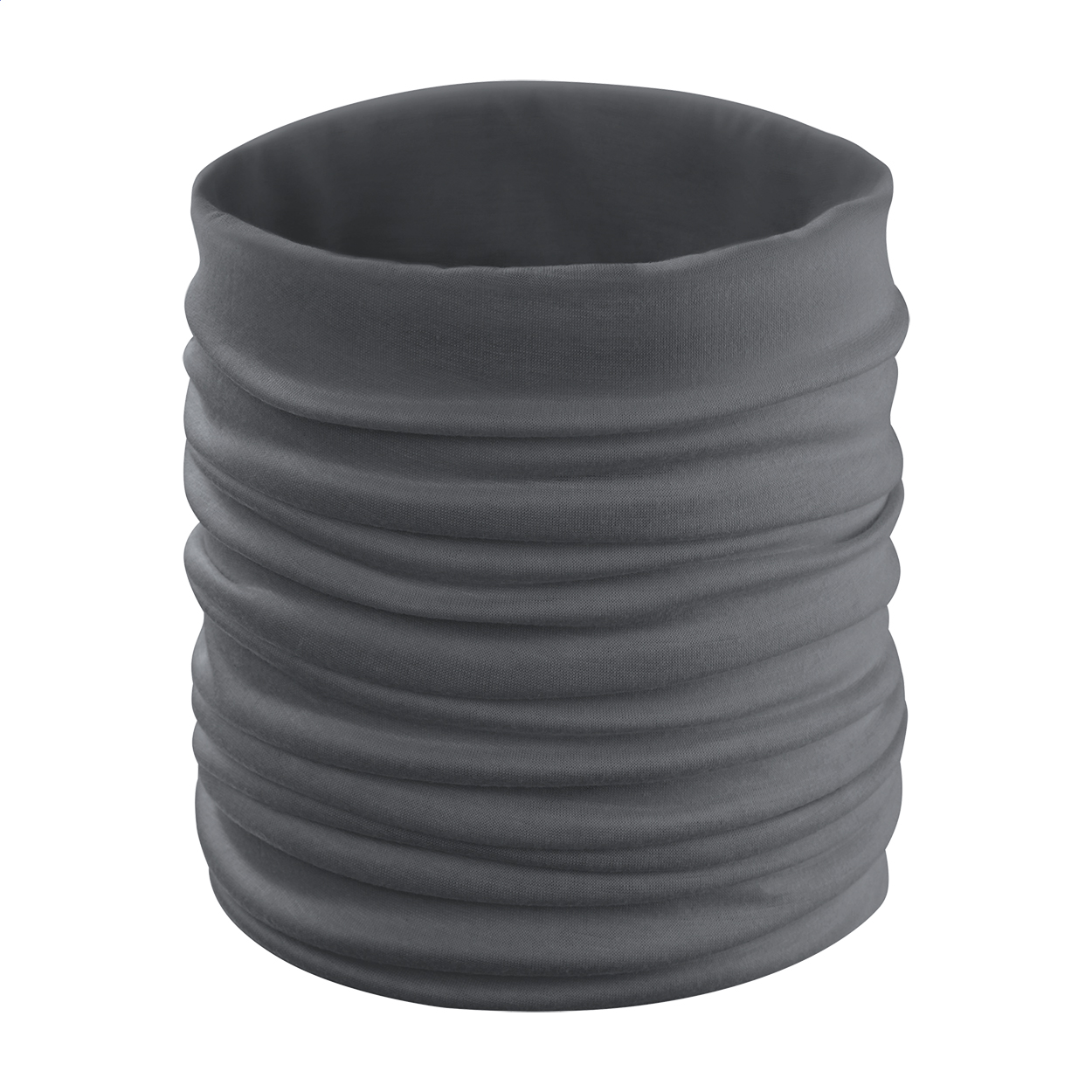 Polyesterový multifunkční šátek CHERIN - tmavě šedá