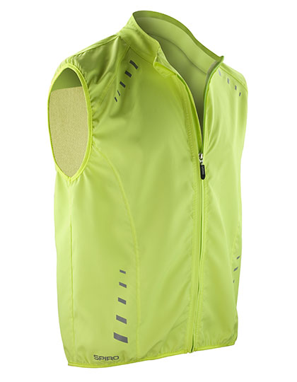 Vesta SPIRO Bikewear Crosslite Gilet Neon Lime Vesta SPIRO Bikewear Crosslite Gilet Neon Lime