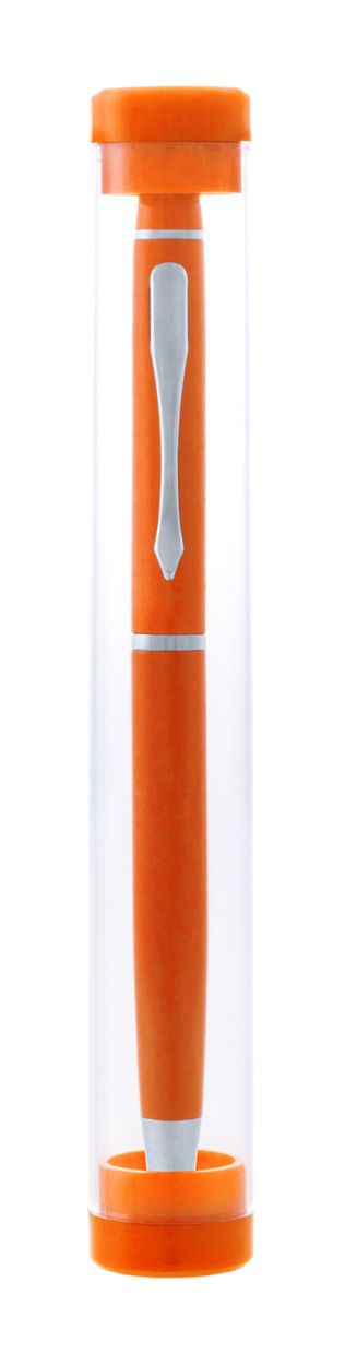 Metal ballpoint pen BOLCON in plastic tube