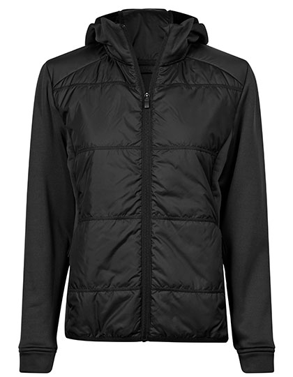 Women's Winter Jacket Tee Jays Women´s Hybrid-Stretch Hooded Jacket