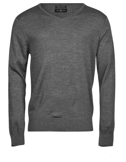 Pánský svetr Tee Jays Mens V-Neck Sweater