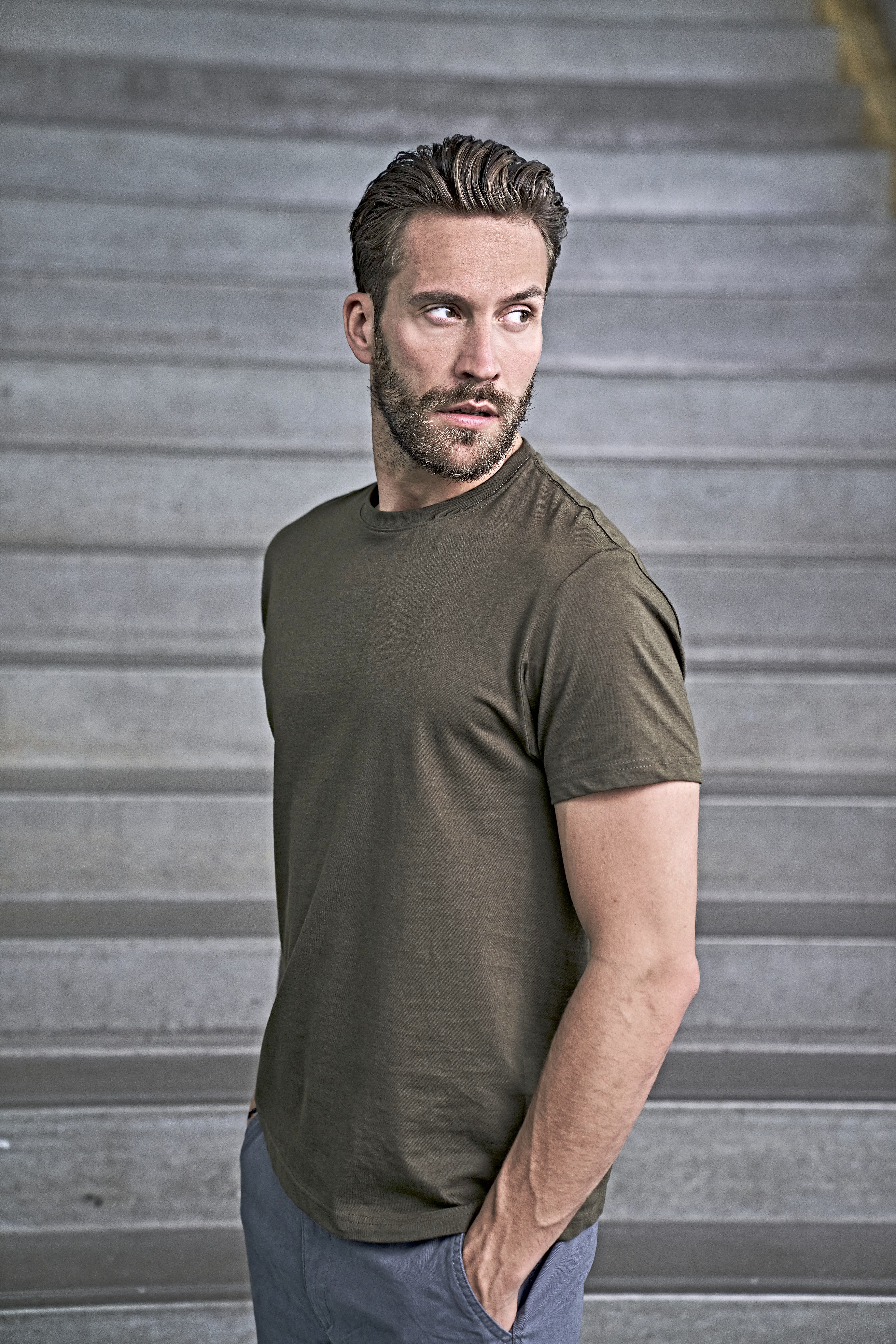 Pánské tričko Tee Jays Sof Tee, Red Pánské tričko Tee Jays Sof Tee, Red