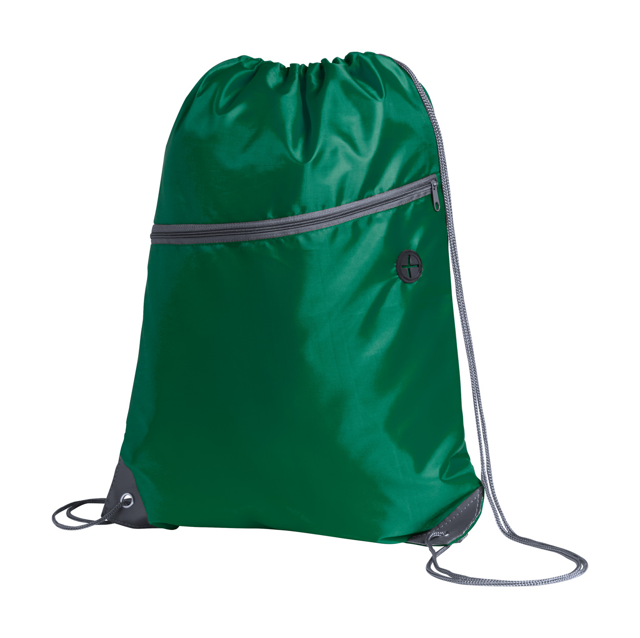 Polyester drawstring backpack BLADES with headphones hole