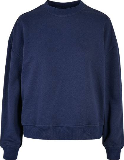 Klasická dámská mikina Build Your Brand Ladies Oversized Crewneck Sweatshirt
