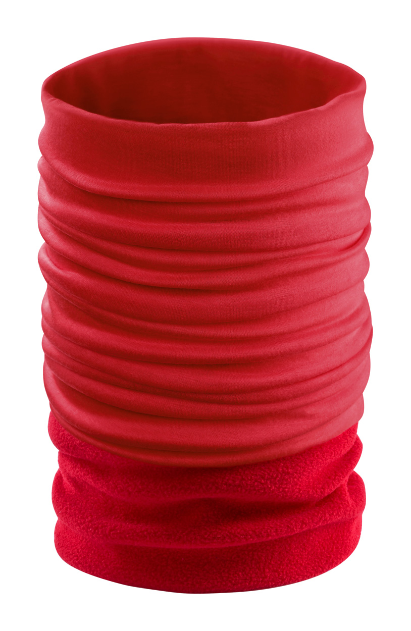 Polyester neckwarmer MEIFAR with fleece layer
