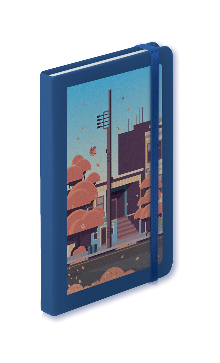 Nopuk Line A5 blok Modrá Nopuk Line A5 blok Modrá