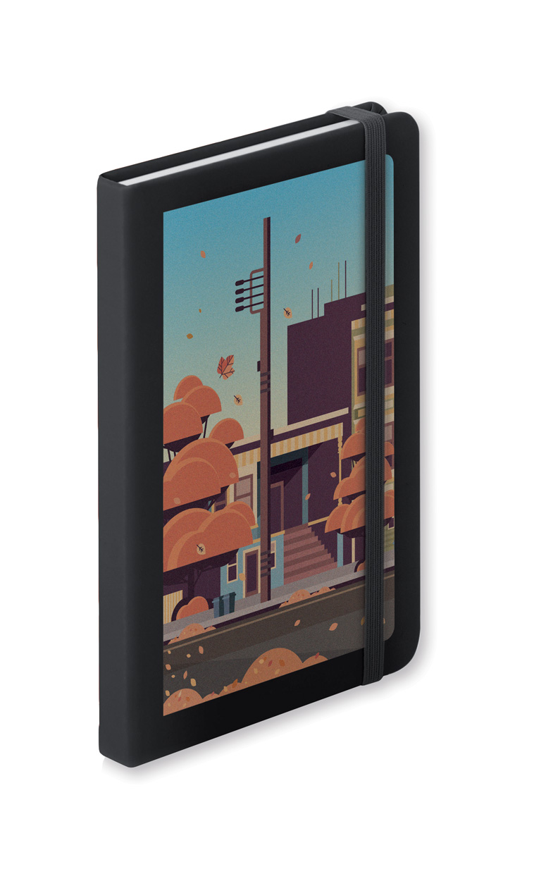 Nopuk Line A5 blok Černá Nopuk Line A5 blok Černá